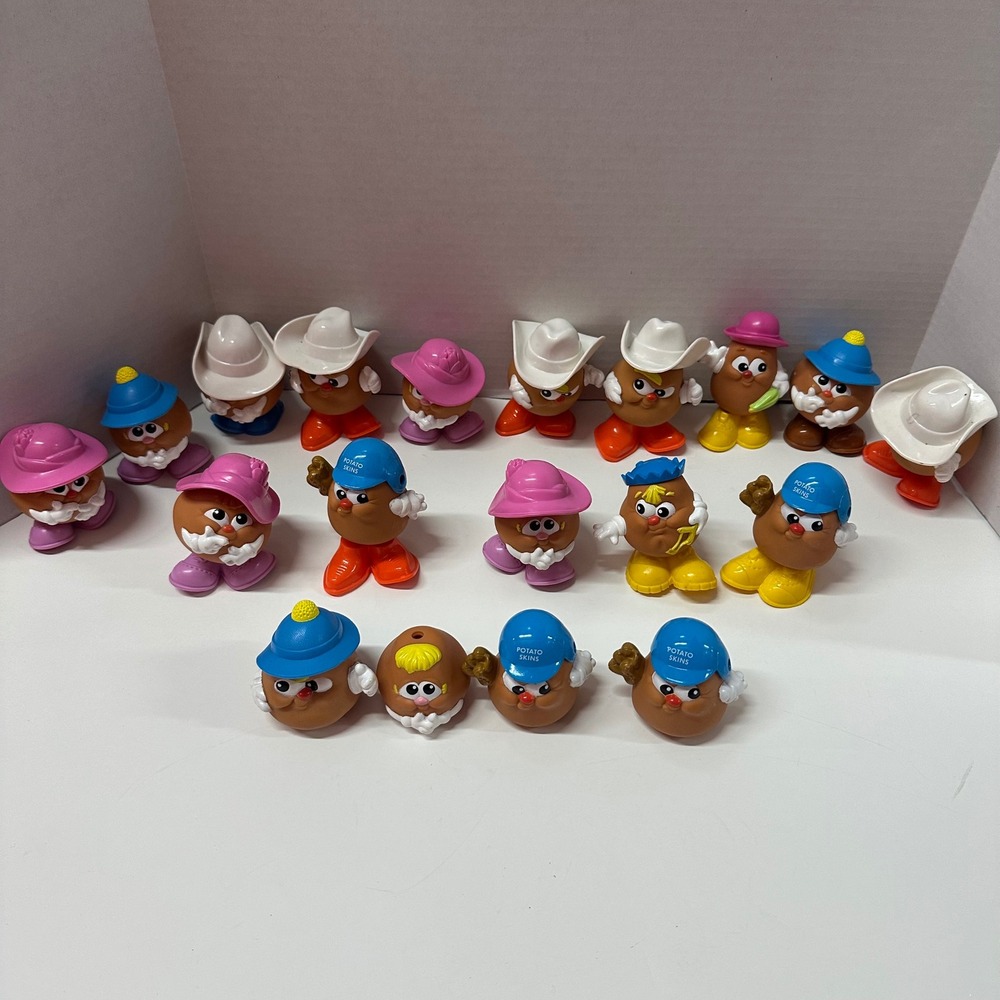 Vintage 1986 Mr. Potato Head Spud Kids Figure Lot Hasbro Playskool Parts Mixed